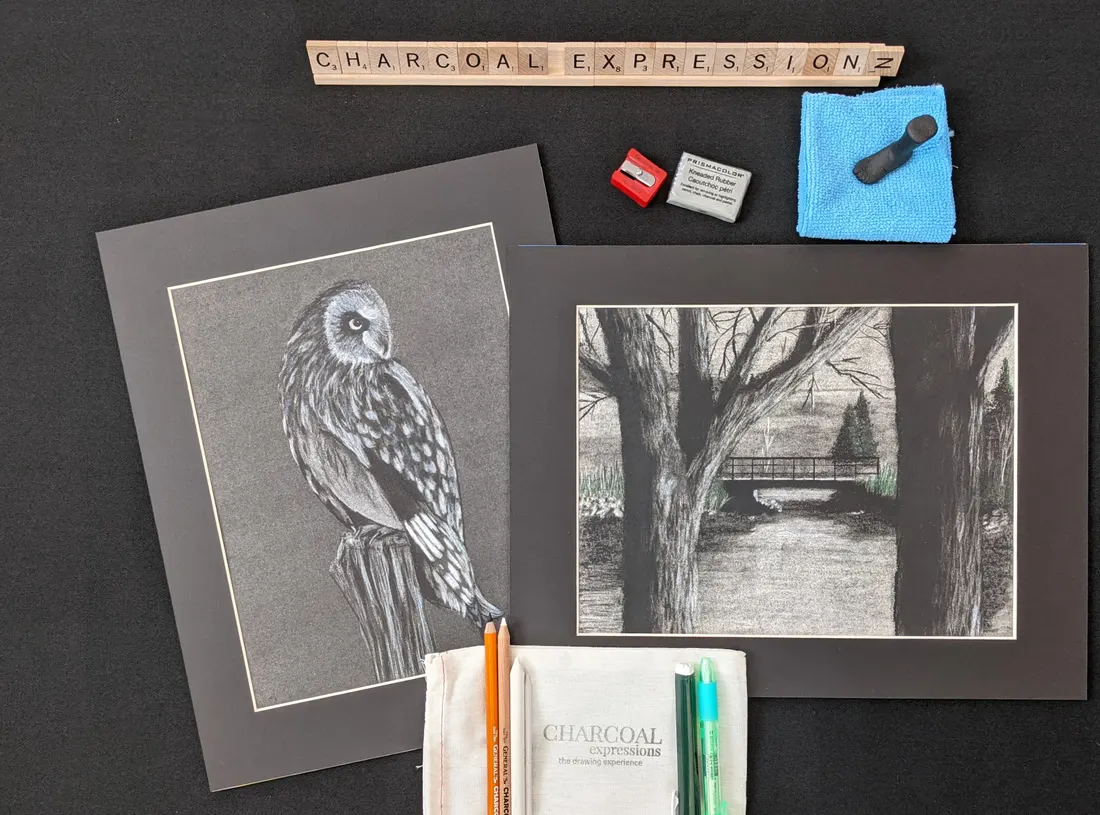 Charcoal Expressions Drawing Box