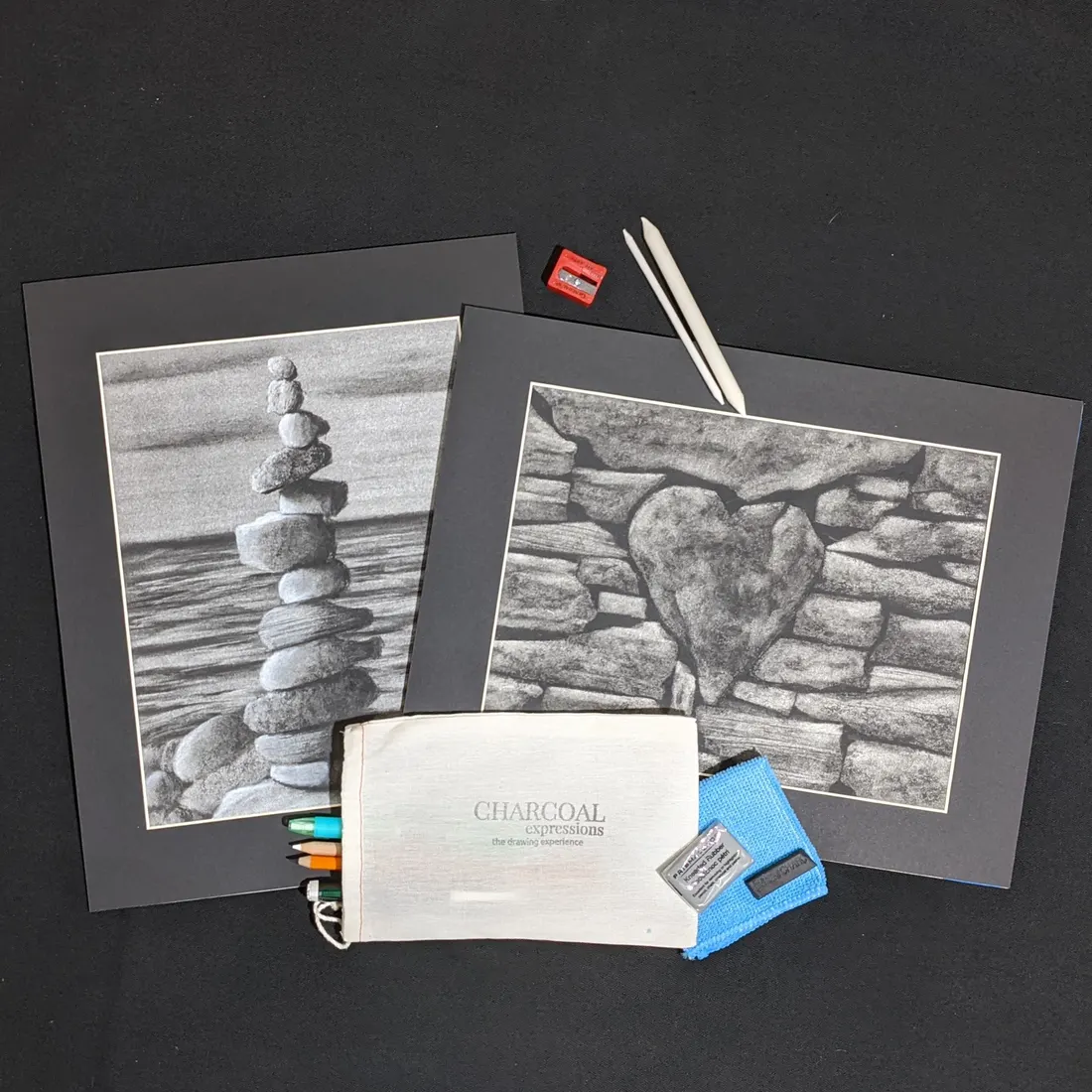 Charcoal Expressions Drawing Box